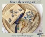(image for) Blue Lily Sewing Set